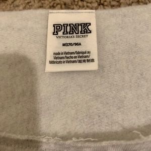 Pink over the shoulder hoodie